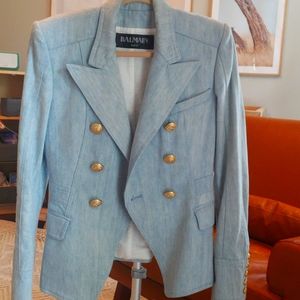 Balmain Blazer in Denim